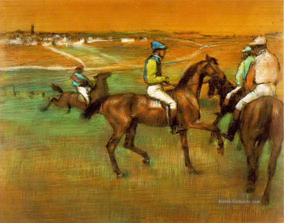 Rennpferde 1888 Edgar Degas Ölgemälde